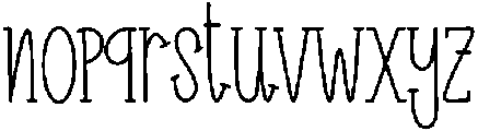 Morning Bright Regular otf (400) Font LOWERCASE