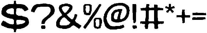 Morning Chaos otf (400) Font OTHER CHARS
