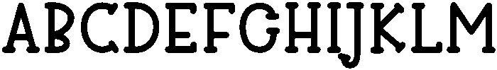 Morning Coffee Regular otf (400) Font UPPERCASE