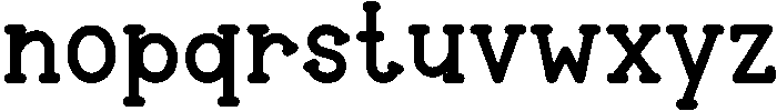 Morning Coffee Regular otf (400) Font LOWERCASE