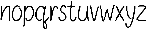 Morning Notes Regular otf (400) Font LOWERCASE
