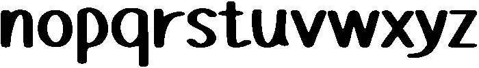 Morning Regular otf (400) Font LOWERCASE