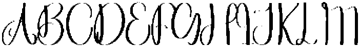 Morning Regular otf (400) Font UPPERCASE