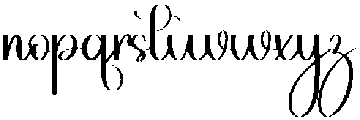 Morning Regular otf (400) Font LOWERCASE