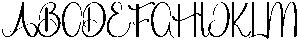 Morning Regular otf (400) Font UPPERCASE