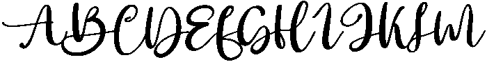 Morning Regular otf (400) Font UPPERCASE