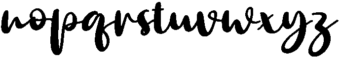 Morning Regular otf (400) Font LOWERCASE