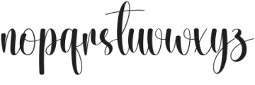 Morning Signature Regular otf (400) Font LOWERCASE