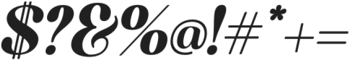Morning Sweetest Neue Semi Bold Italic otf (600) Font OTHER CHARS