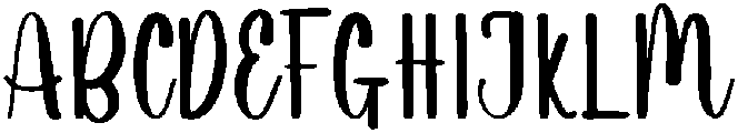 Morning Vibes Regular otf (400) Font UPPERCASE
