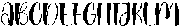 Morning Wonderful Regular otf (400) Font UPPERCASE
