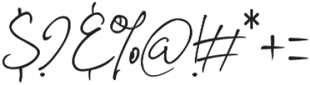 Morosyot Light Italic otf (300) Font OTHER CHARS