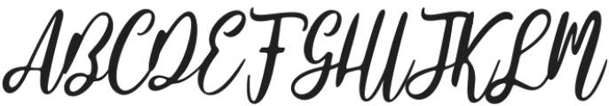 Morrellista-italic otf (400) Font UPPERCASE