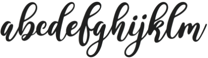 Morrellista-italic otf (400) Font LOWERCASE