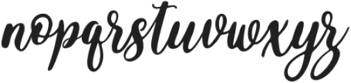 Morrellista-italic otf (400) Font LOWERCASE