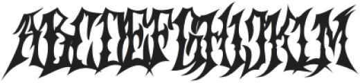 Morse Black Metal Font Regular otf (900) Font UPPERCASE