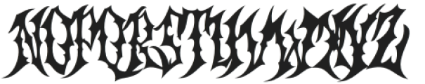 Morse Black Metal Font Regular otf (900) Font UPPERCASE