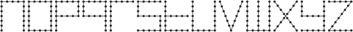 Morse Code ttf (400) Font LOWERCASE