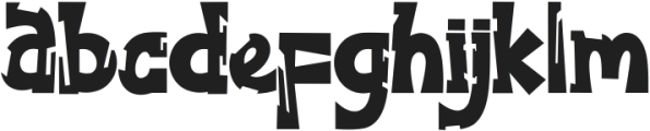 Mortal Damage otf (400) Font LOWERCASE