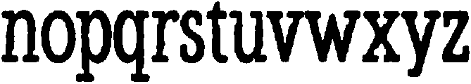 Mortberg Regular otf (400) Font LOWERCASE