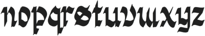 Morthao Typeface otf (400) Font LOWERCASE
