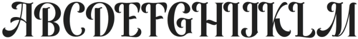 Morthern Alt Regular otf (400) Font UPPERCASE