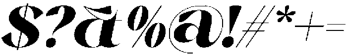 Morv Oblique otf (400) Font OTHER CHARS