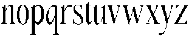 Morvella Regular otf (400) Font LOWERCASE