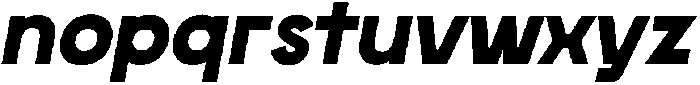 Morviz Black Oblique otf (900) Font LOWERCASE