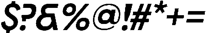 Morviz Bold Oblique otf (700) Font OTHER CHARS