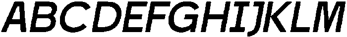 Morviz Bold Oblique otf (700) Font UPPERCASE