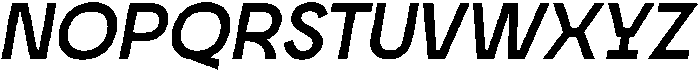 Morviz Bold Oblique otf (700) Font UPPERCASE