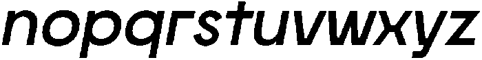 Morviz Bold Oblique otf (700) Font LOWERCASE