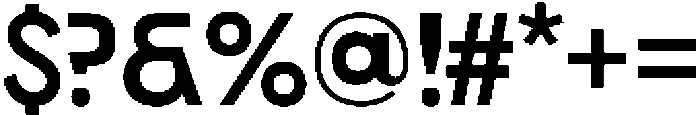 Morviz Bold otf (700) Font OTHER CHARS