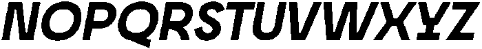 Morviz Extra Bold Oblique otf (700) Font UPPERCASE