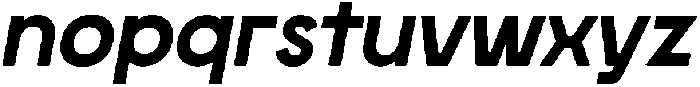 Morviz Extra Bold Oblique otf (700) Font LOWERCASE