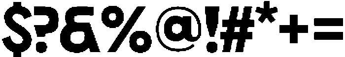 Morviz Extra Bold otf (700) Font OTHER CHARS