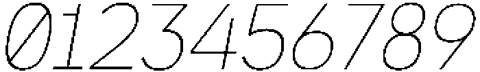 Morviz Extra Light Oblique otf (200) Font OTHER CHARS