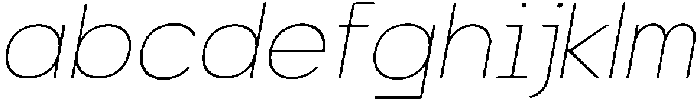 Morviz Extra Light Oblique otf (200) FONT