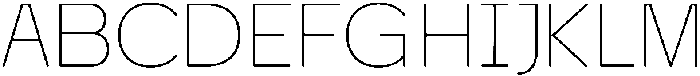 Morviz Extra Light otf (200) Font UPPERCASE