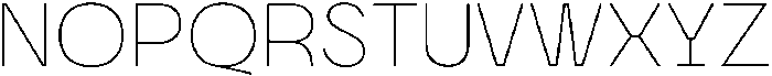 Morviz Extra Light otf (200) Font UPPERCASE