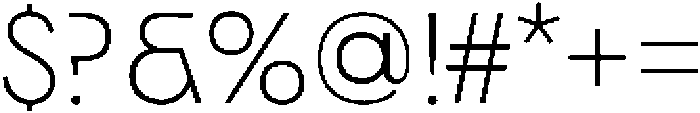 Morviz Light otf (300) Font OTHER CHARS