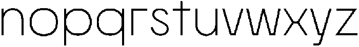 Morviz Light otf (300) Font LOWERCASE