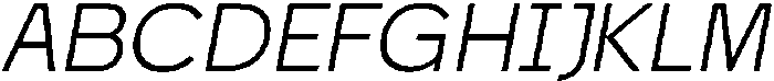 Morviz Oblique otf (400) Font UPPERCASE