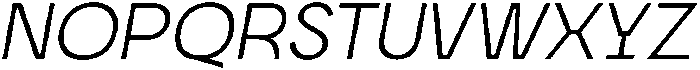 Morviz Oblique otf (400) Font UPPERCASE