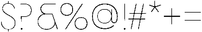 Morviz Thin otf (100) Font OTHER CHARS