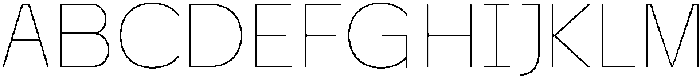 Morviz Thin otf (100) Font UPPERCASE