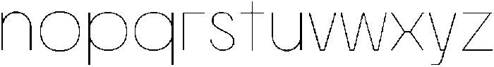 Morviz Thin otf (100) Font LOWERCASE