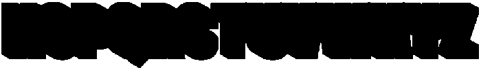 Morxin Bold  Extrude otf (700) Font UPPERCASE