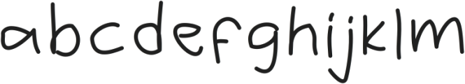 Mory otf (400) Font LOWERCASE